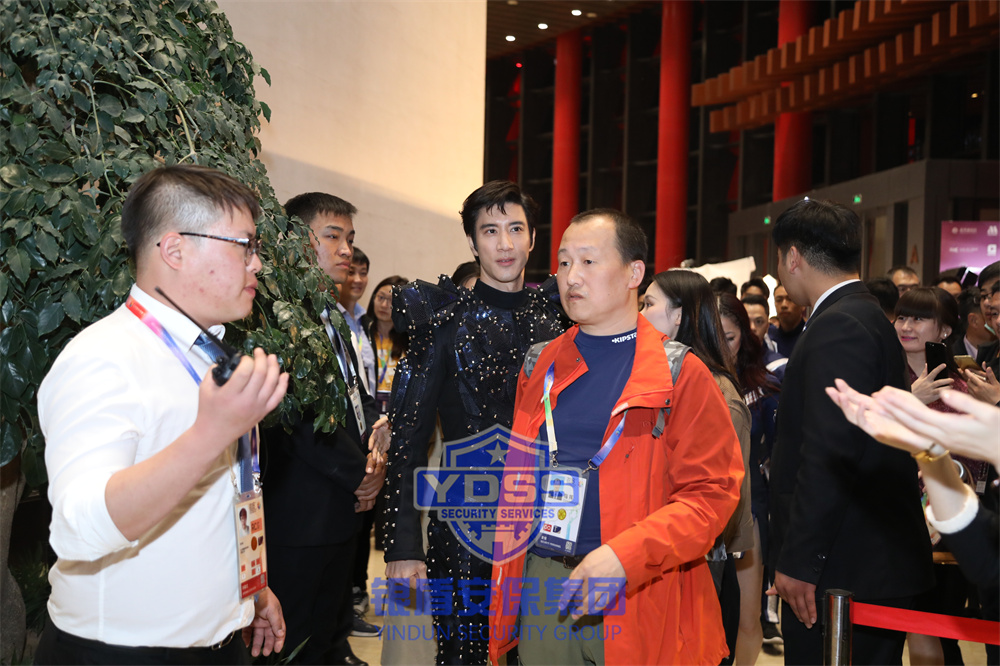 北京银盾保安服务公司为明星演唱会提供安保服务